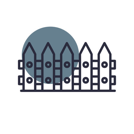 Fence Creative Icons Designのイラスト素材