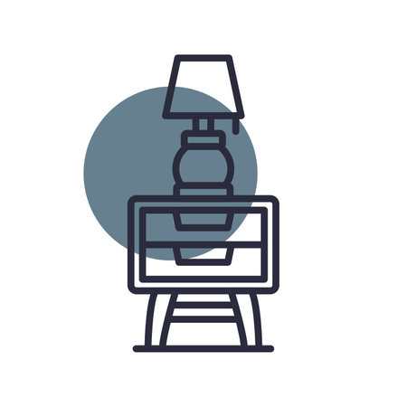 Night Stand Creative Icons Designのイラスト素材