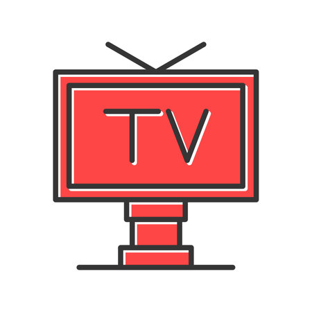 Tv Creative Icons Designのイラスト素材