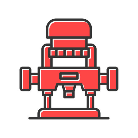 Router Machine Creative Icons Designのイラスト素材