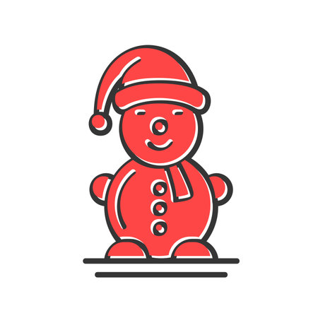 Snowman iconのイラスト素材