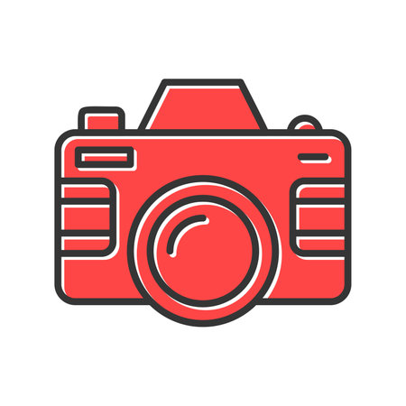 Photo Camera Iconのイラスト素材