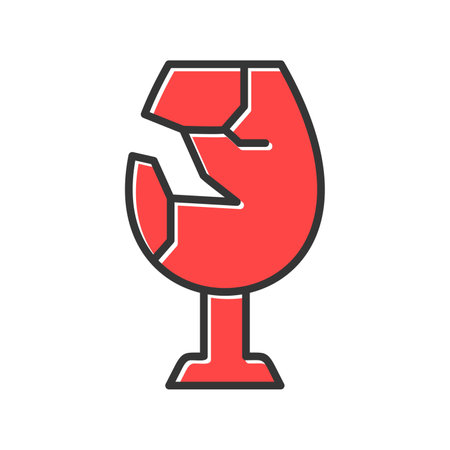 Broken Glass Creative Icons Designのイラスト素材