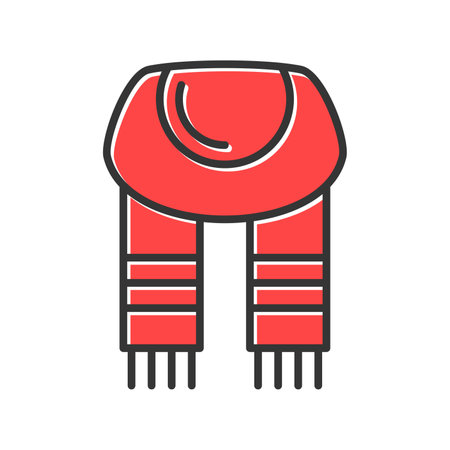 Scarf Creative Icons Designのイラスト素材