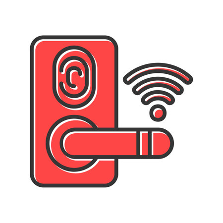 Door Lock Creative Icons Designのイラスト素材