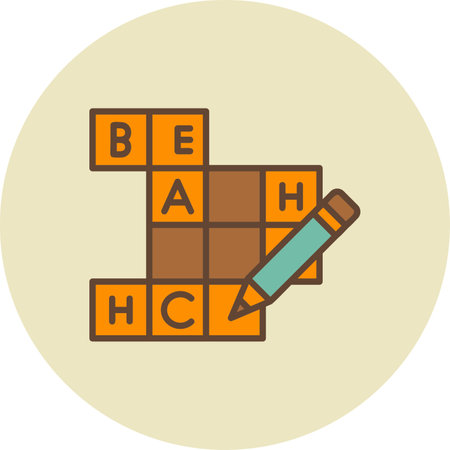Crossword Creative Icons Designのイラスト素材