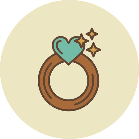 Engagement Ring Iconのイラスト素材