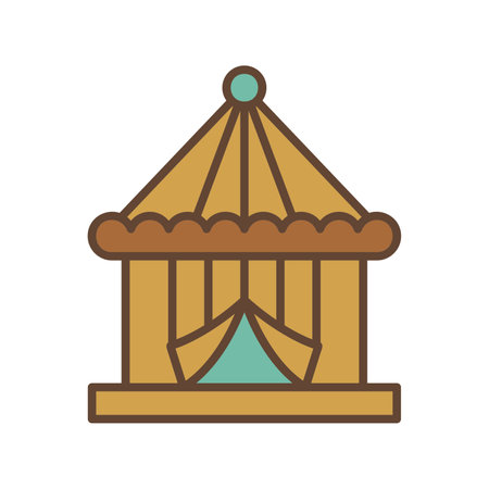 Circus Tent Iconのイラスト素材