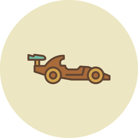 Race car Iconのイラスト素材