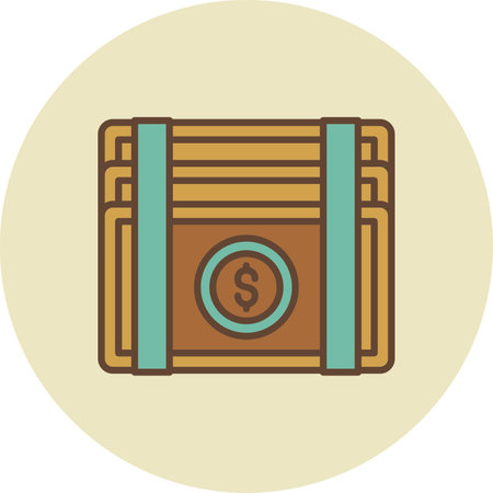 Salary Creative Icons Designのイラスト素材