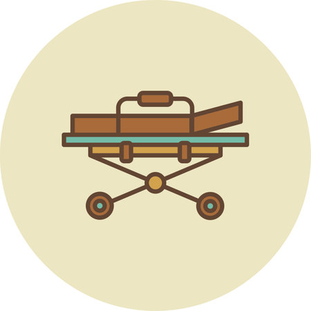 Stretcher Iconのイラスト素材