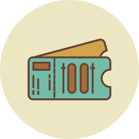 Ticket Creative Icons Designのイラスト素材