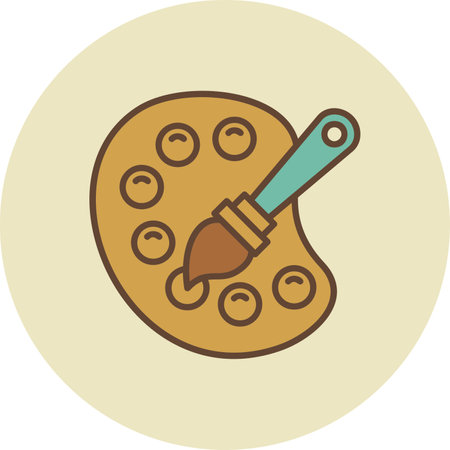 Palette Creative Icons Designのイラスト素材