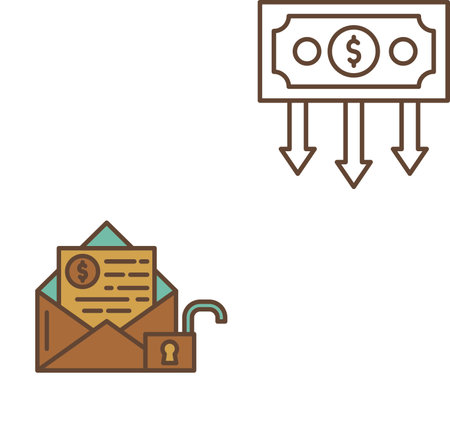 Leakage News Iconのイラスト素材