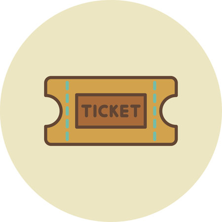 Tickets Iconのイラスト素材