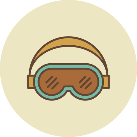 Ski Goggles iconのイラスト素材