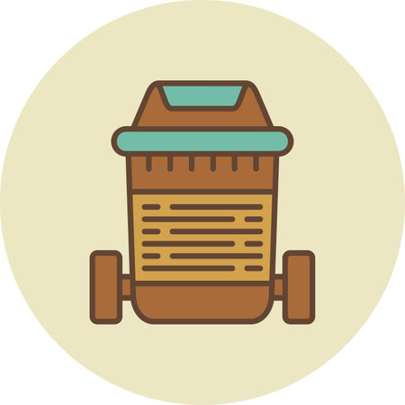 Trash Bin Creative Icons Designのイラスト素材