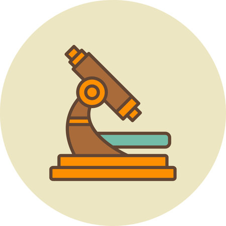 Microscope Creative Icons Designのイラスト素材