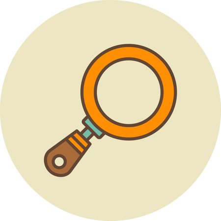 Magnifiying Glass Creative Icons Designのイラスト素材