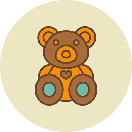 Teddy Bear Creative Icons Designのイラスト素材