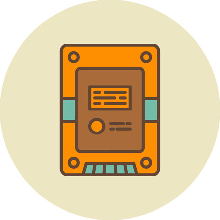 Solid State Drive Creative Icons Designのイラスト素材