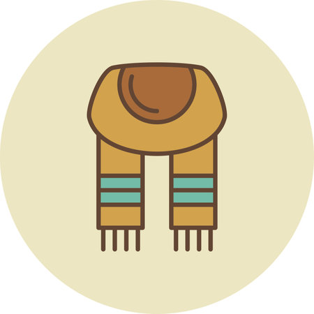 Scarf Creative Icons Designのイラスト素材