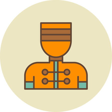 Receptionist Creative Icons Designのイラスト素材