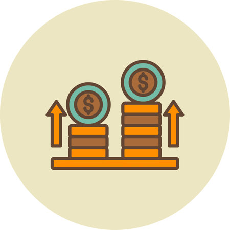 Profit Creative Icons Designのイラスト素材