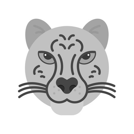 Cheetah Iconのイラスト素材