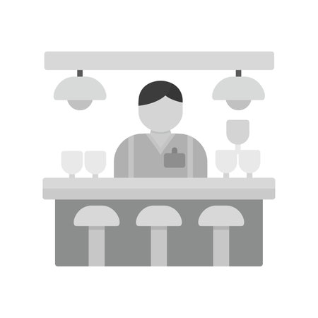 Bar Counter Iconのイラスト素材