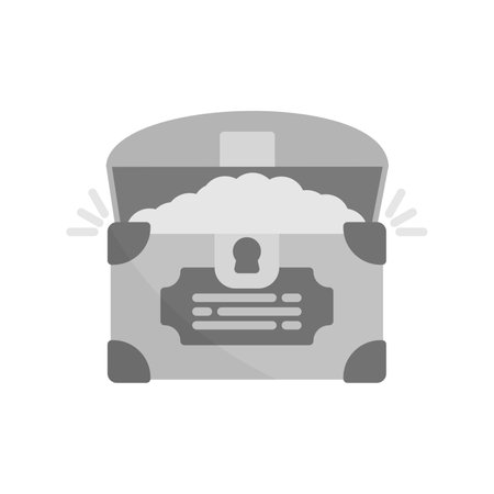 Treasure Chest Creative Icons Designのイラスト素材
