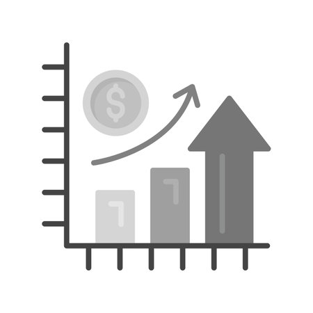 Growth Iconのイラスト素材