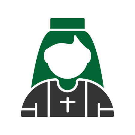nun Iconのイラスト素材