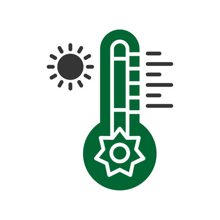 Hot Temperature Creative Icons Designのイラスト素材