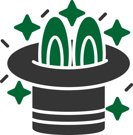 Magic Trick Creative Icons Designのイラスト素材