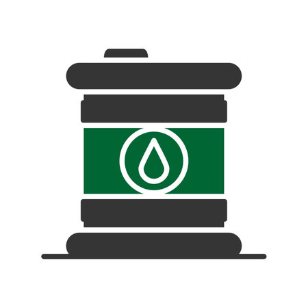 Oil Barrel Creative Icons Designのイラスト素材