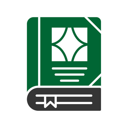 Closed Book Creative Icons Designのイラスト素材