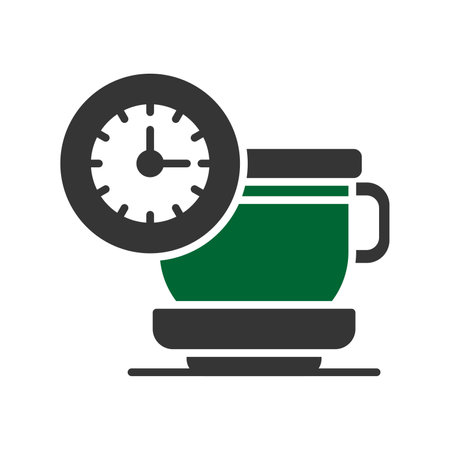 Tea Time Creative Icons Designのイラスト素材