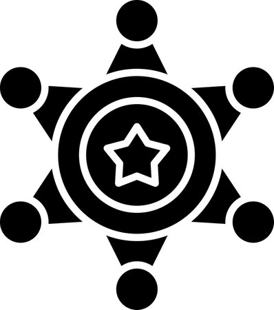 Sheriff Creative Icons Designのイラスト素材