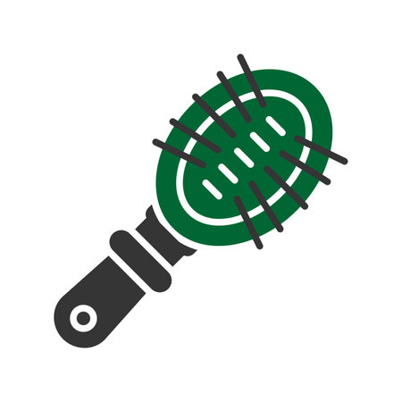 Hairbrush Creative Icons Designのイラスト素材