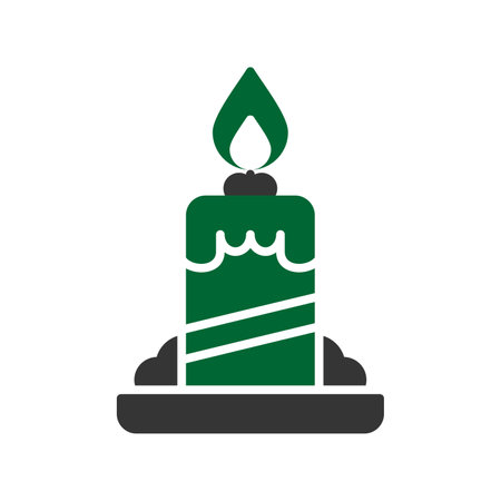 Candle Creative Icons Designのイラスト素材