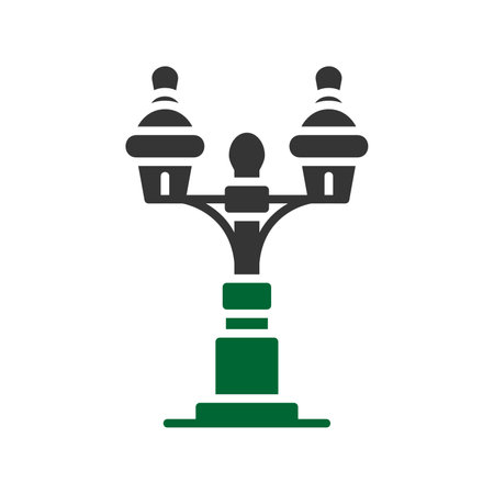 Street Lamp Creative Icons Designのイラスト素材