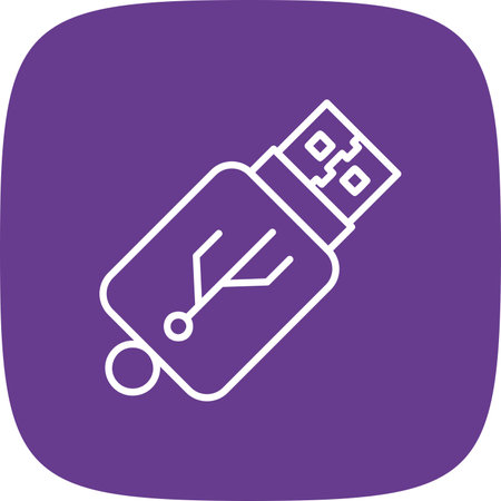 Usb Iconのイラスト素材