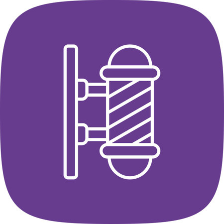 Barber Pole Creative Icons Designのイラスト素材