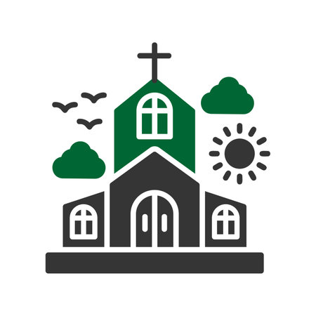 Church Creative Icons Designのイラスト素材