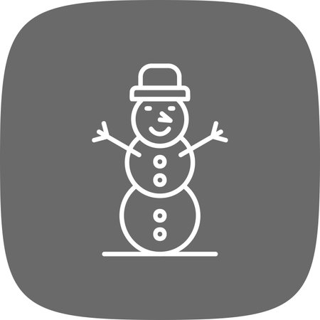 Snowman iconのイラスト素材