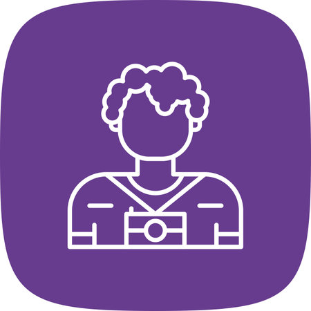 Photographer Iconのイラスト素材