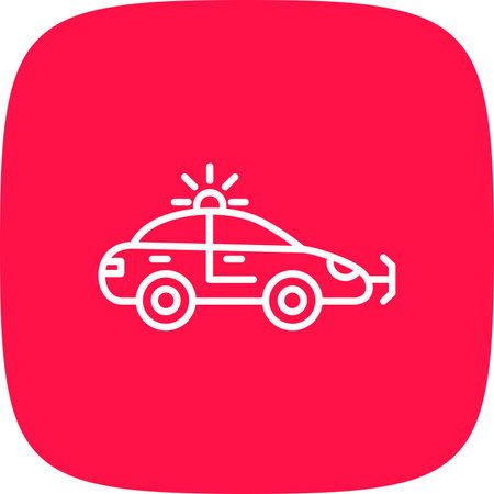 Police Car Iconのイラスト素材