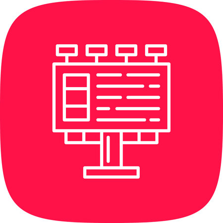 Billboard Creative Icons Designのイラスト素材