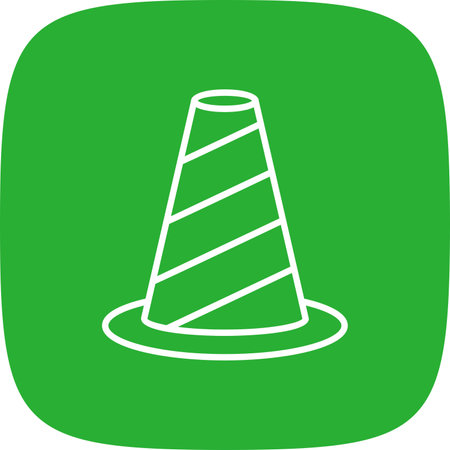Traffic Cone Iconのイラスト素材